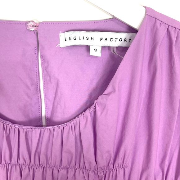 English Factory Lavender Ruffle Dress - Picture 5 of 9